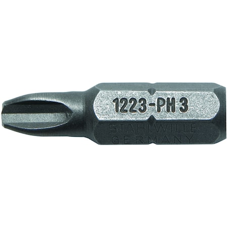Stahlwille Tools Bit screwdriver PH Size 3 hex C 8 L.32 mm 08030003